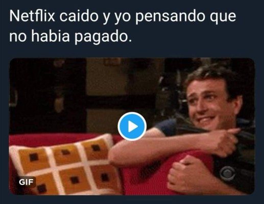 Caída mundial de Netflix: Usuarios se burlan con memes