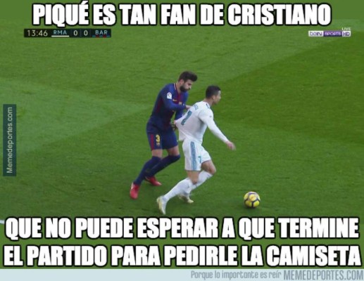 Los memes de la derrota 3-0 del Real Madrid ante el Barcelona