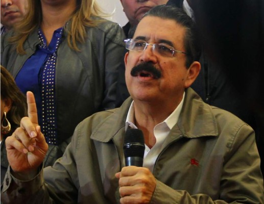 Manuel Zelaya condena la destitución presidencial de Dilma en Brasil