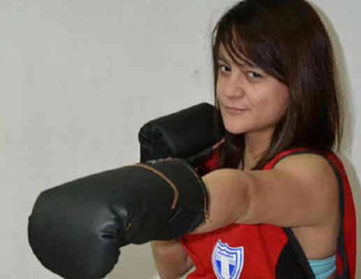 Boxeadora hondureña por su clasificación a Londres en Mundial de China