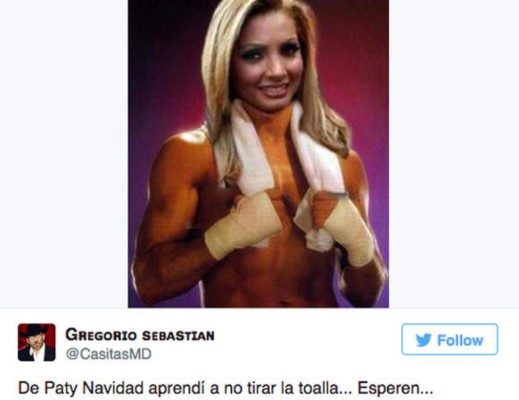 Paty Navidad tomó con humor el incidente