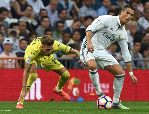 Real Madrid mantiene el liderato liguero pese a empatar 1-1 con Villarreal