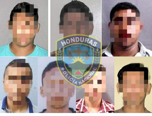 Capturan a siete policías con 19 kilos de supuesta cocaína en Olancho  