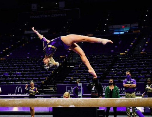 Olivia Dunne, gimnasta que podría convertirse en la primera atleta de $1 millón (FOTOS)