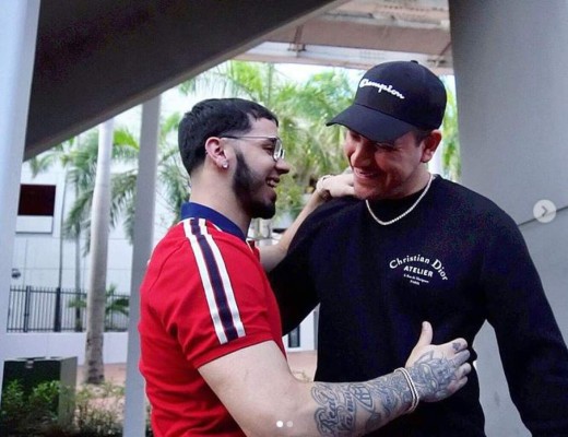 El emotivo reencuentro de Anuel AA y sus colegas de trap tras salir de prisión