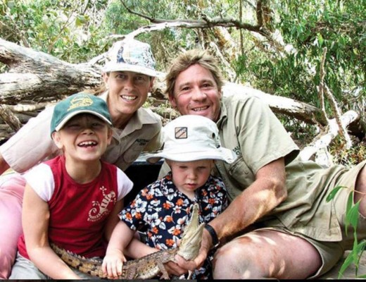El increíble parecido de Robert con su padre Steve Irwin, el cazador de cocodrilos