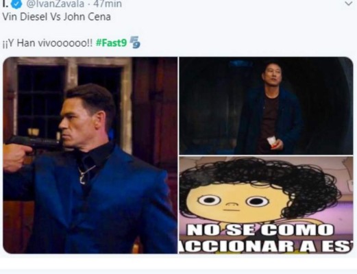 Los mejores memes que deja el estreno de Rápidos y Furiosos 9