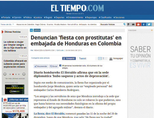 Revuelo mundial provoca exclusiva de EL HERALDO