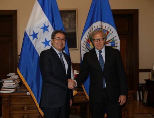 FOTOS: Así fue la reunión del presidente Hernández en Washington