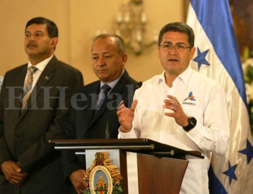 Juan Orlando Hernández pide actuar a tiempo ante la criminalidad en Honduras