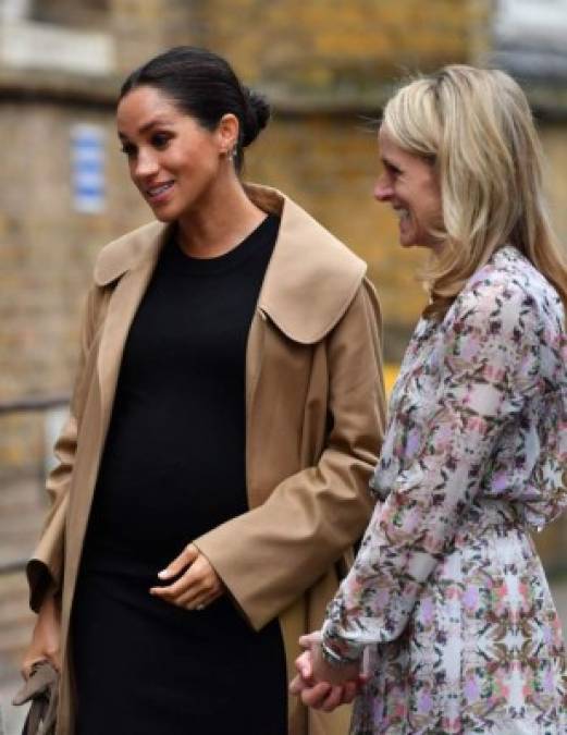 FOTOS: Así luce Meghan Markle a tres meses de haber anunciado su embarazo