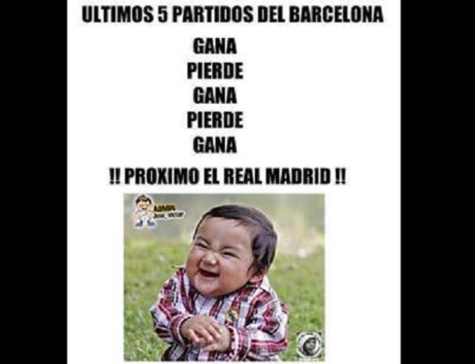 Los memes del Real Madrid-Barcelona
