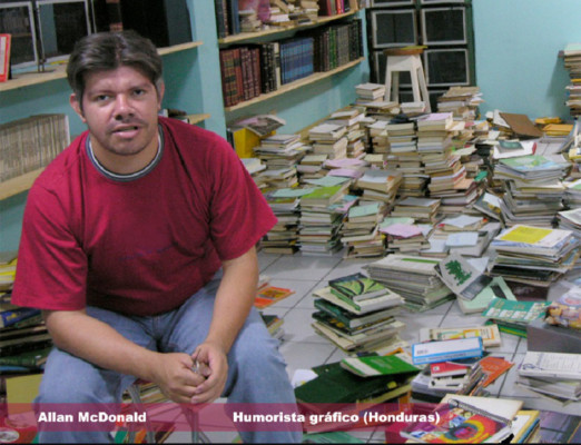 Caricaturista Allan McDonald premiado en Suiza