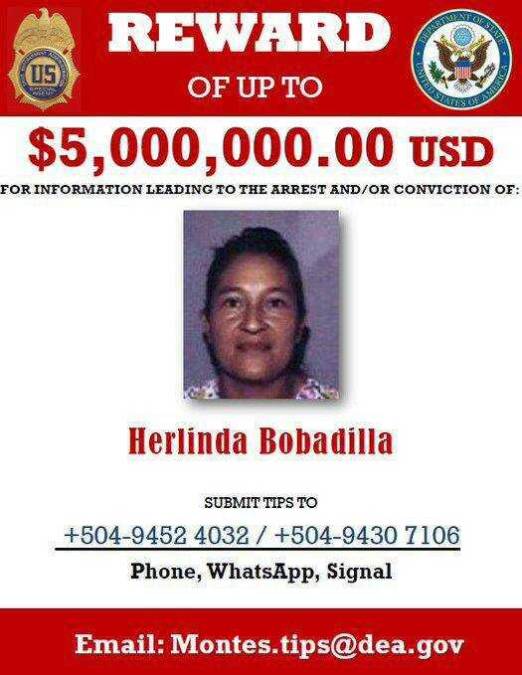 ¿Quién es la narcotraficante hondureña Herlinda Bobadilla?