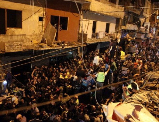 Al menos 41 muertos en doble atentado suicida en feudo de Hezbolá en Líbano