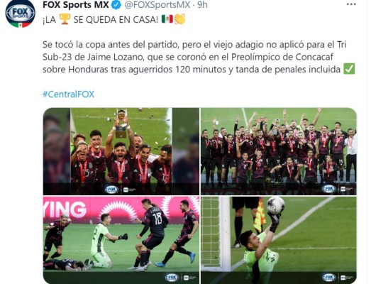 Prensa mexicana destaca triunfo tricolor y reconoce el esfuerzo de Honduras (Fotos)