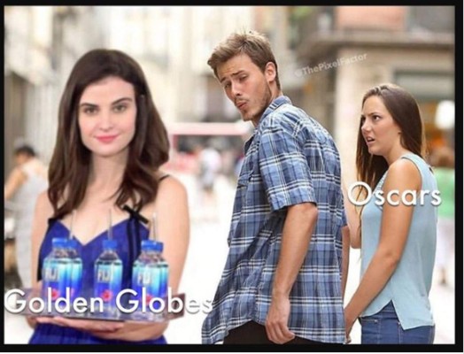 Divertidos memes con 'la chica del agua' de los Globos de Oro inundan las redes