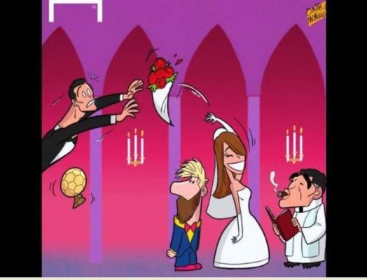 Memes de la boda de Messi y Antonella en Argentina