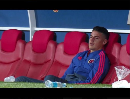 James Rodríguez conmueve las redes sociales tras la eliminación de Colombia de Rusia 2018