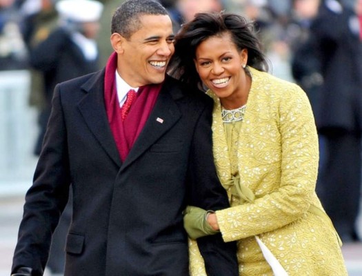 Presencia de Barack y Michelle Obama causa caos en una calle de Manhattan