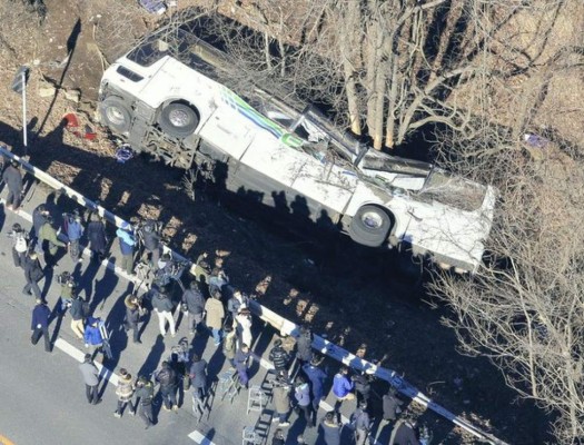 Catorce muertos en un accidente de autocar en Japón&nbsp;&nbsp;