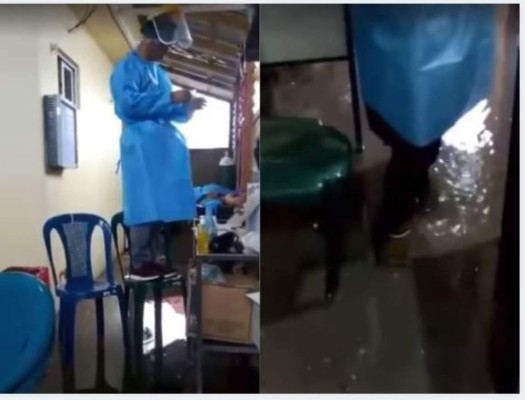 Se inunda centro de triaje en La Ceiba tras fuerte tormenta