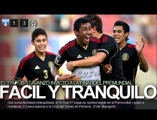 Triunfo sobre Honduras fue 'fácil y tranquilo'