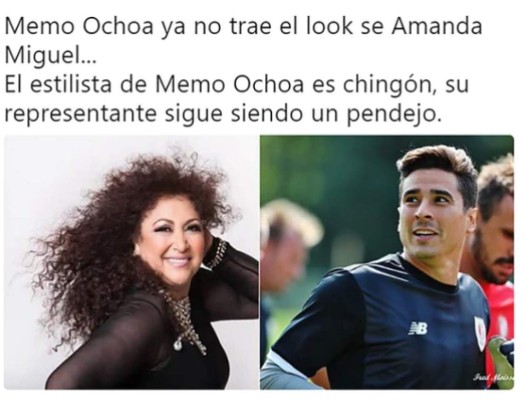 Los memes que generó el nuevo look de Memo Ochoa