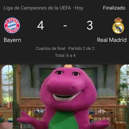 Barcelona se burla: Los memes tras la eliminación de Real Madrid por Bayern en Champions League