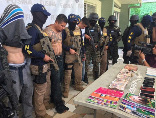 Capturan a pandilleros con más de medio millón de lempiras en San Pedro Sula