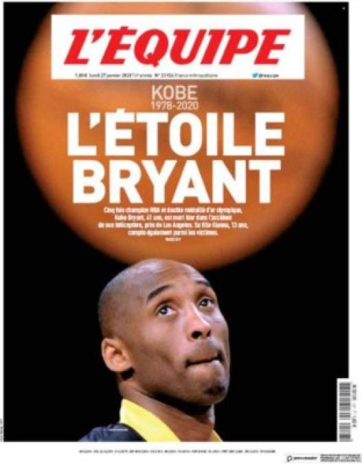 Leyenda, inmortal y eterno: emotivas portadas por 'Black Mamba'