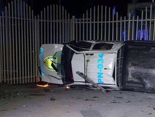 Muere un policía en accidente de tránsito en San Pedro Sula&nbsp;&nbsp;