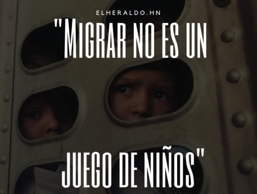 Inocencia e incertidumbre, el rostro que más golpea en la caravana migrante