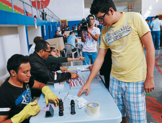 Los hondureños que votaron por primera vez