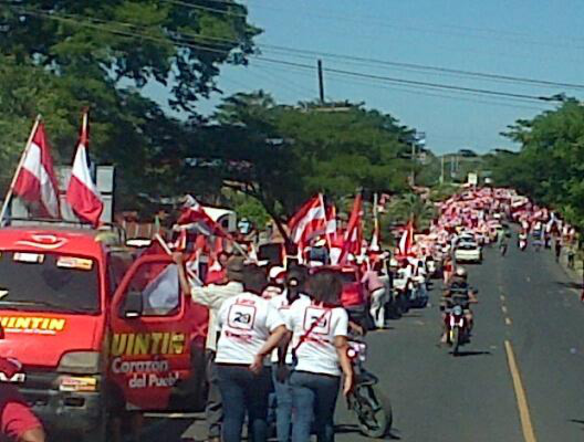Mauricio Villeda cierra campaña en Choluteca