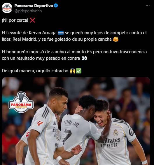 No se achicó Orgullo catracho: Reacción de la prensa tras partido de Kervin Arriaga ante Real Madrid