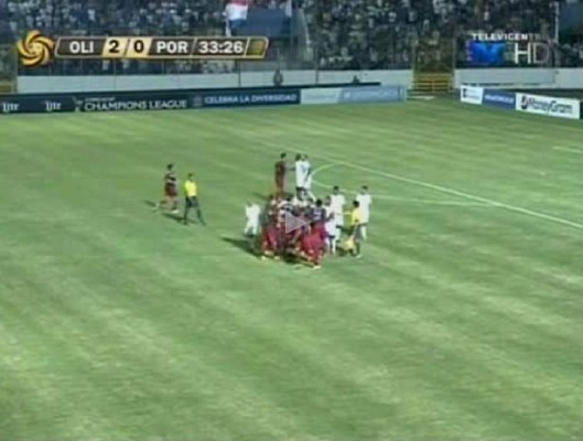 VIDEO: La bronca entre Olimpia y Portland Timbers