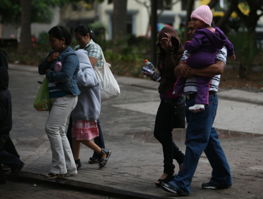 Honduras: adiós al año viejo con frío y lluvias