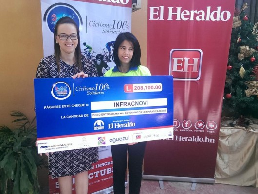 EL HERALDO entrega donativo a Infracnovi