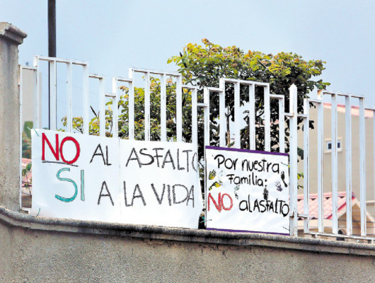 Unas 5,000 familias se oponen a instalación de planta asfáltica