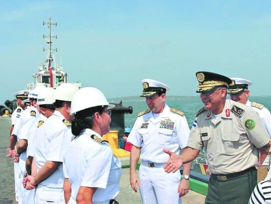 Honduras: Buque de la Naval ya se construye en astillero en aguas de Colombia