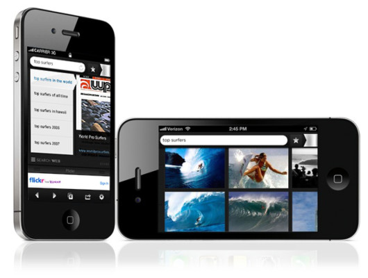 Yahoo! lanza navegador Axis para Apple