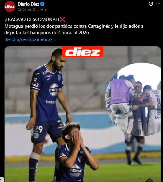 Da lástima Fue ridiculizado: La reacción de la prensa tras fracaso internacional de Motagua