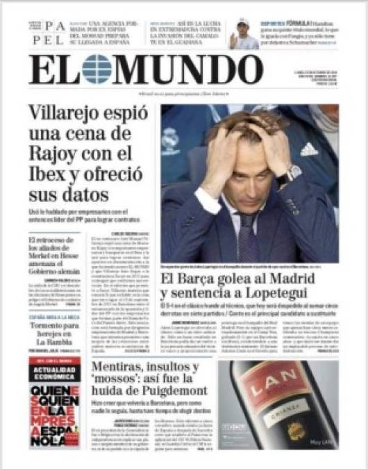 Esto dice la prensa de la crisis del Real Madrid con Julen Lopetegui