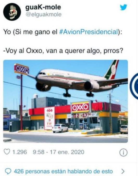 Los mejores memes por la rifa del avión presidencial de México