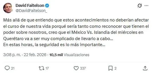 ¿Se jugarán partidos del Mundial 2026 en México tras caos por muerte de El Mencho?