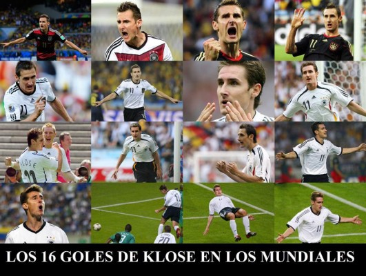 VIDEO: Los 16 goles de Klose en los mundiales