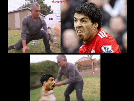 FOTOS: Las burlas por la mordida de Luis Suárez