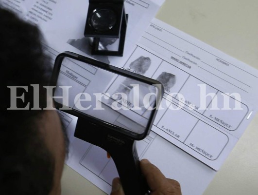 Honduras: Dactiloscopía, la técnica usada para identificar cadáveres desconocidos