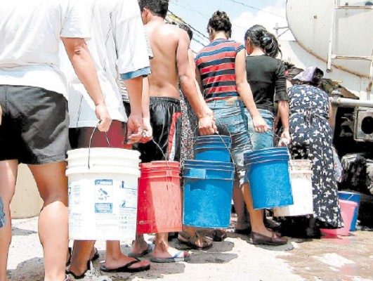 En eterna sequía 200 barrios y colonias del Distrito Central